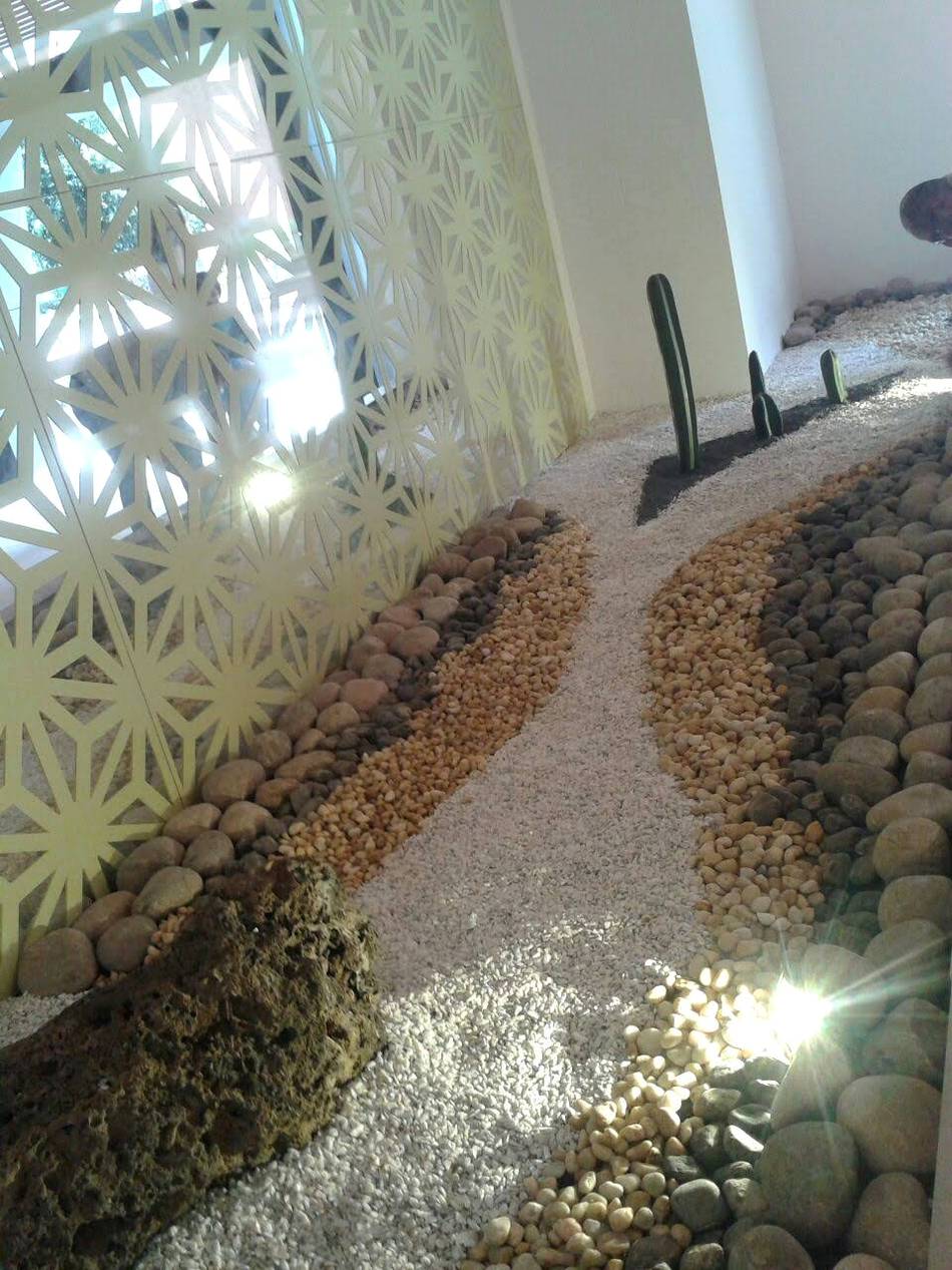 Piedra para jardín — detalle