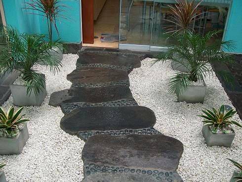 Piedra para jardín — detalle
